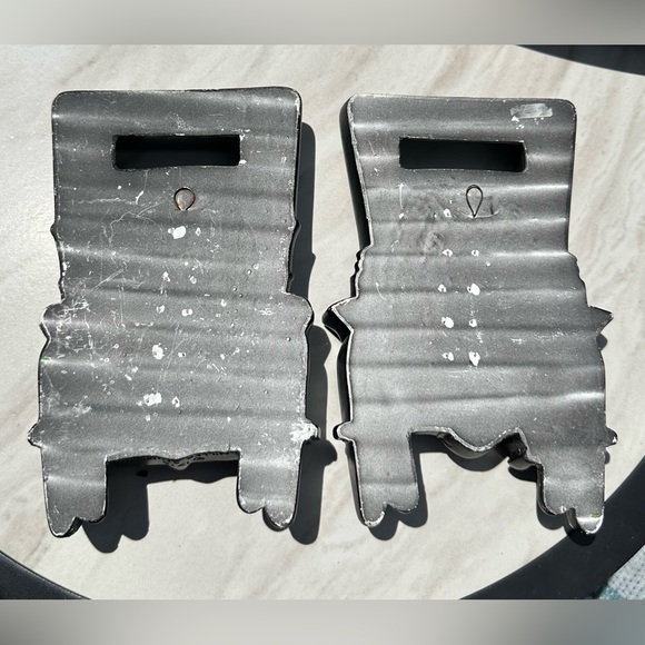 Vintage Ford Model T Car Front and Back Chalkware Wall Plaques or bookends - Picture 2 of 6